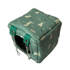 М'який будиночок для гризунів Зайці розмір L (25*25*25 см.)