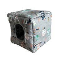 М'який будиночок для гризунів Лісові друзі розмір L (25x25x25 см.)