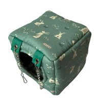 М'який будиночок для гризунів Зайці розмір M (20x20x20 см.)