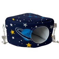 Кутовий будиночок для гризунів Чумацький Шлях(15x17x25 см.)