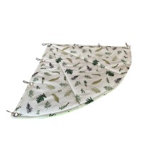 Трикутний килимок для гризунів з принтом Папороть (38x38 см)