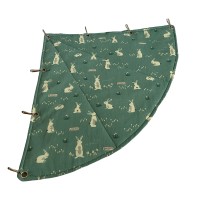 Трикутний килимок для гризунів Зайці (38x38 см)