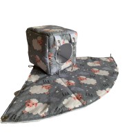 Набір будиночок S та трикутний килимок для гризунів Баранчики