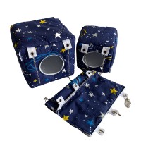 Набор домик М, домик S  и гамак - труба для грызунов Млечный путь