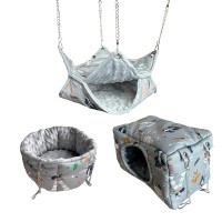 Набір гамаків для гризунів 3 в 1 Лісові друзі №1