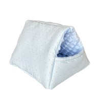 Халабуда для гризунів Блакитні Горошки (18x22x25 см.)